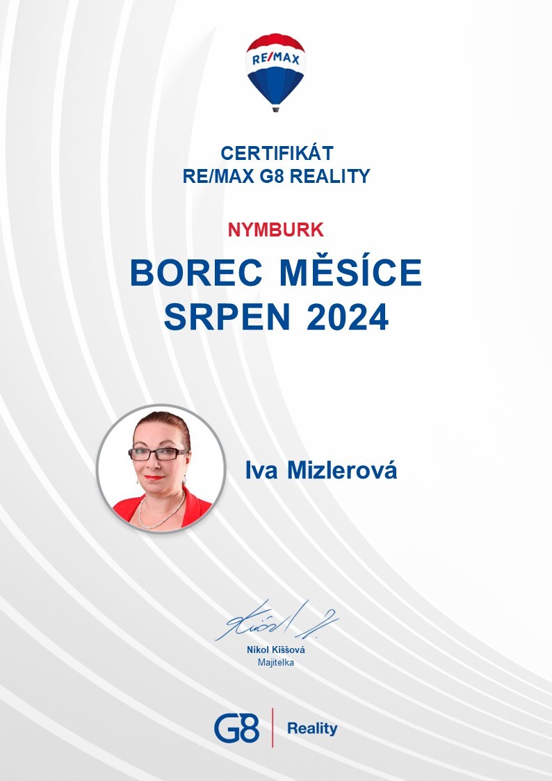 BOREC MĚSÍCE SRPEN 2024